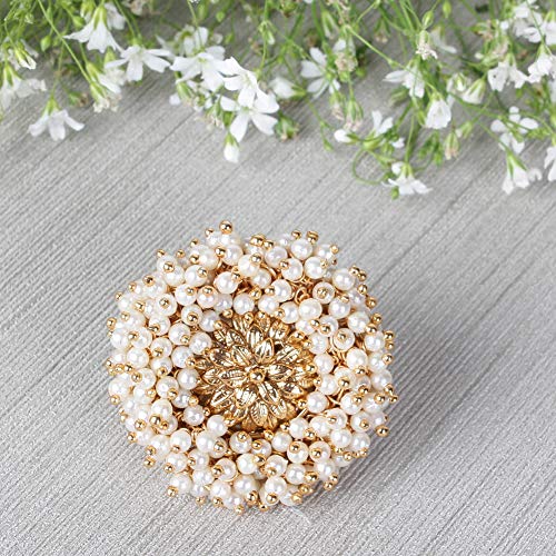 Shining Diva Fashion Gold Plated Ring (Golden)(9733r)