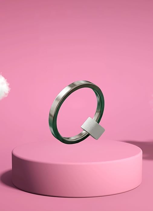 Stainless-Steel Plain Classic Round Band Ring for Daily Wear Minimalist Finger Ring for Unisex Men &