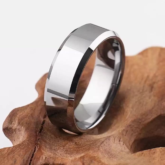 Lila Stainless Steel Titanium Matte Finish Ring Wedding Band Ring for Men  Boys Girl