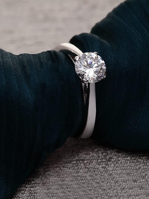 Clara Pure Real 925 Sterling Silver Adjustable Ring Band | Multiple Design Options | Gift and Girls