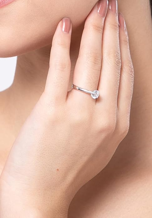 Clara Pure Real 925 Sterling Silver Adjustable Ring Band | Multiple Design Options | Gift  and Girls